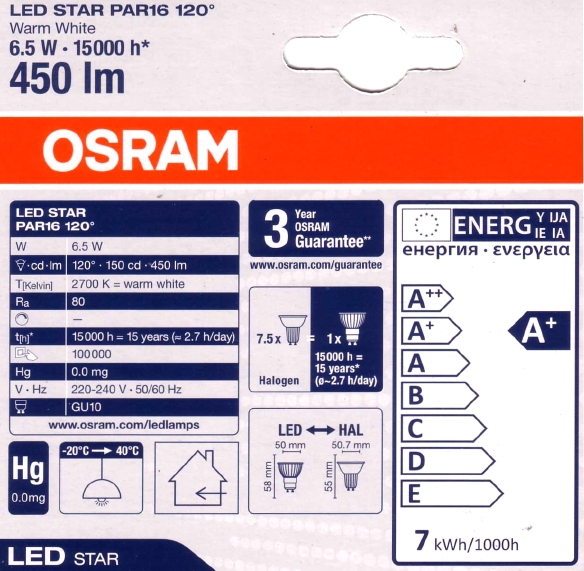 Osram-GU10-120°-Daten