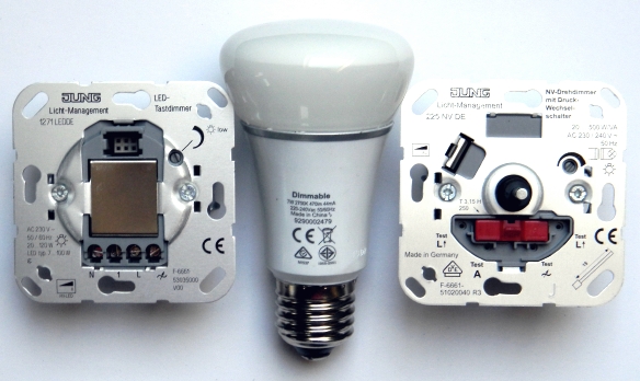 Elektronische LED Drehdimmer Schalter Trafos 220V 150W Stufenloser Lichtschalter 
