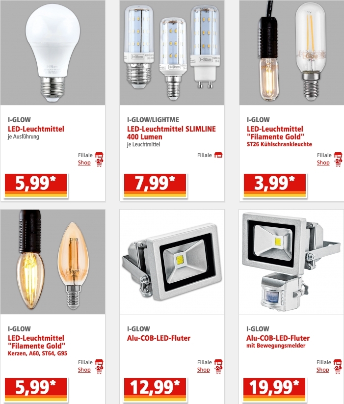 LED-Tagebuch (KW 44): Linienlampen, Norma-/toom-/Lidl-Deals, Osram